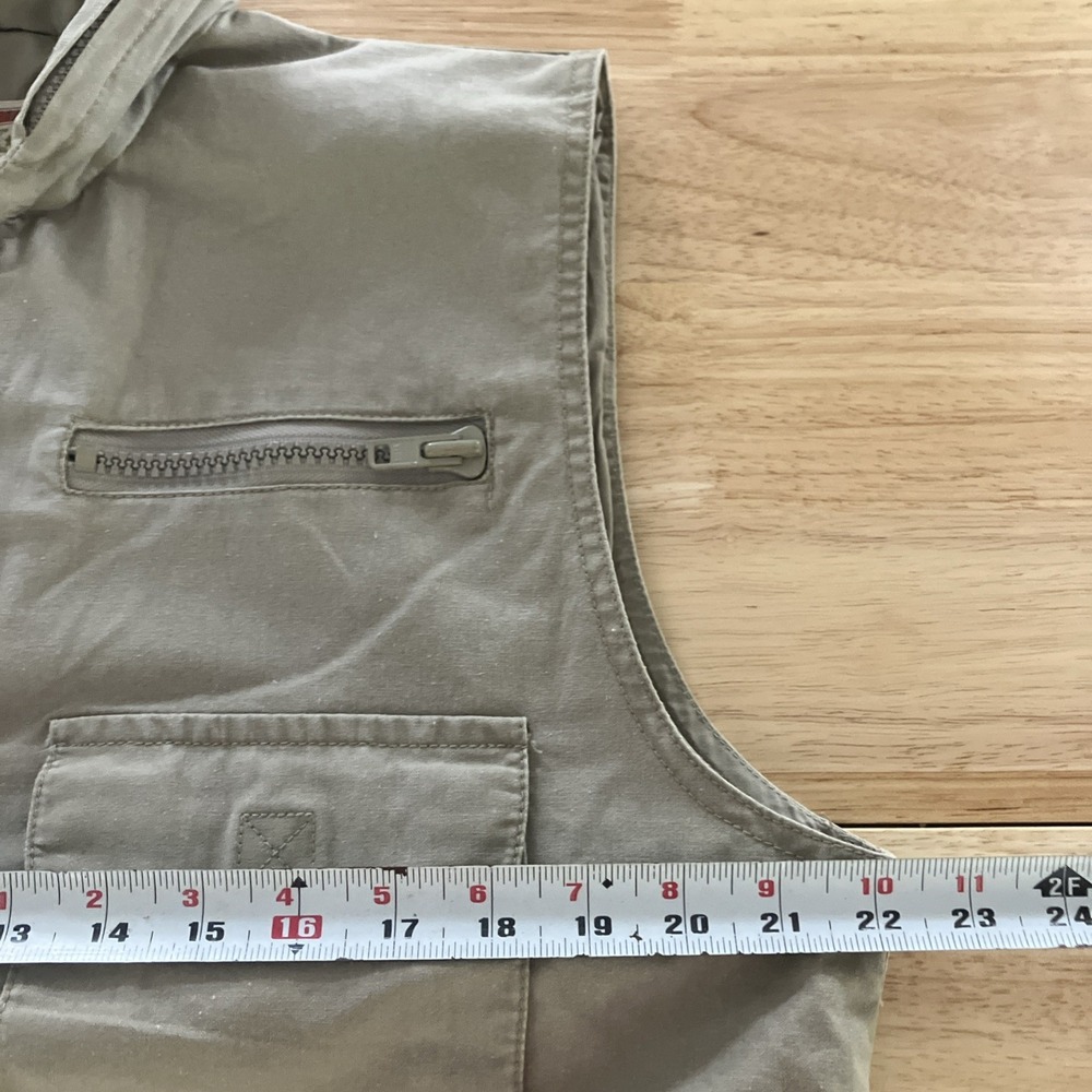Banana Republic Safari Vintage 80s Utility Vest Travel, Fishing, Hunting Medium - Picture 5 of 7